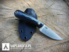 Brisa Necker 70 F knife - Black Micarta - Kydex scabbard