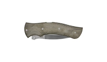 Viper Start CV Green Canvas Micarta Folding Knife, Stonewashed N690 by Fabrizio Silvestrelli (V5850CV)