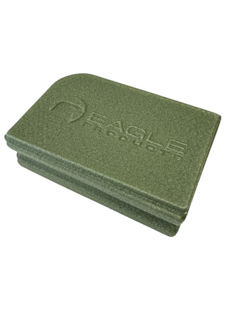 Folding seating mat - Eagle Products Brettet sitteplate - Green