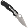 Spyderco Para Military 2 G-10 Black Plain Folding Knife - C81GP2