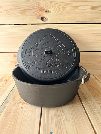 Petromax Dutch Oven FT6 Essential cast iron kettle with flat bottom