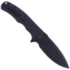 CIVIVI Praxis Black Coarse Micarta Knife, Black Stonewashed (C803G)