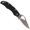 Spyderco Byrd Finch 2 G-10 Black Plain Folding Knife (BY11GP2)