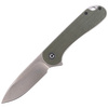 CIVIVI Elementum Flipper Knife Dark Green Micarta, Satin Finish (C907T)