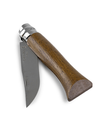 Opinel 9 Inox Lux Walnut Knife