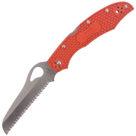 Spyderco Byrd Cara Cara 2 Rescue FRN Orange folding knife (BY17SOR2)