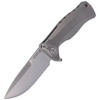 LionSteel SR11 Titanium Grey / Satin Blade Folding Knife (SR11 G)