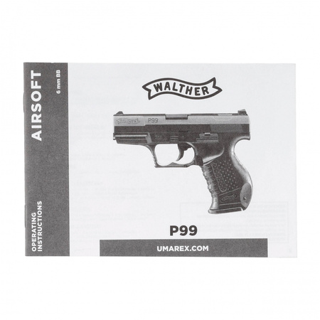 Walther - Replica ASG pistol P99 6 mm