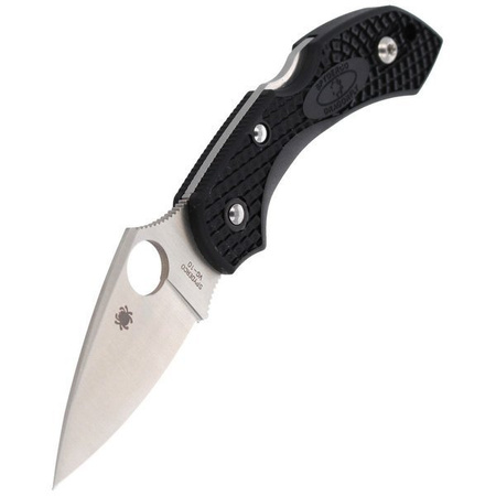 Spyderco DragonFly 2 Lightweight Black Plain Folding Knife - C28PBK2