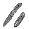 Civivi Pragma Prime Gray Aluminum Folding Knife, Damascus (C24067-DS1)