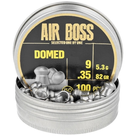 Apolo - Air Boss Domed 9 mm shotgun shell, 100 rounds. 5.30g/82.0gr (30400)