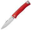 LionSteel Thrill Aluminum Red / Satin Blade Folding Knife (TL A RS)