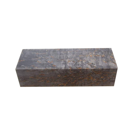 Stabilized Wood Karelian Birch - Black - Block