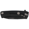 LionSteel ROK Aluminum Black / Black Blade Folding Knife (ROK A BB)