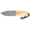 LionSteel Bushcraft Olive Wood knife, Satin Blade (M1 UL)