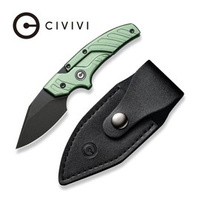 Civivi Typhoeus Green Aluminum, Black Stonewashed 14C28N (C21036-4) knife