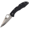 Spyderco Delica 4 FRN Black Plain Folding Knife (C11PBK)