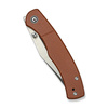 Civivi Clingman Brown Canvas Micarta Folding Knife, Black Stonewashed Nitro-V by Taylor Martin Best Damn EDC (C23065-3)