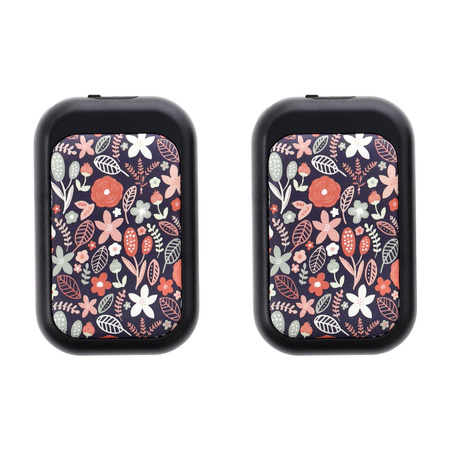 OcoopaFashion - UT4 Young 2-in-1 electronic hand warmer black with flowers