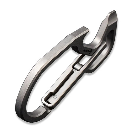 CIVIVI Click Carabiner Keychain Multi-Tool, Gray Titanium (CA-01A)