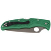 Spyderco Endura 4 FRN Green Flat Ground Plain Folding Knife (C10FPGR)