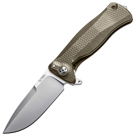 LionSteel SR11 Titanium Bronze, Satin Finish (SR11 B) knife