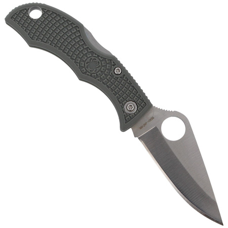 Spyderco Ladybug 3 Foliage Green FRN Plain Folding Knife - LFGP3