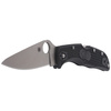 Spyderco Endela Lightweight FRN Black Plain Folding Knife (C243PBK)