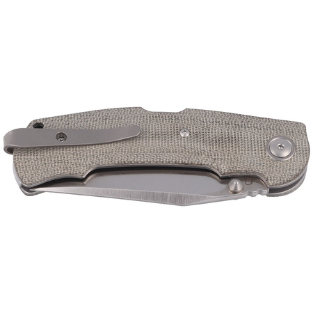 Viper Turn Essential Green Canvas Micarta Folding Knife, Satin by Silvestrelli (V5988CG)