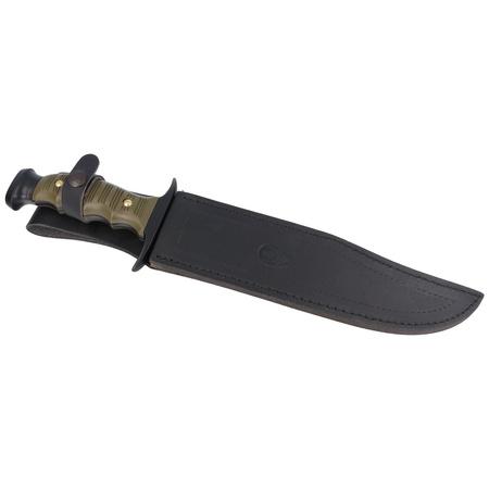 Muela Green ABS Satin 420H bowie knife (7222)