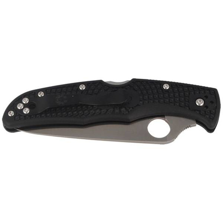 Spyderco Endura 4 FRN Black Flat Ground Plain Folding Knife (C10FPBK)