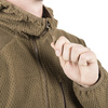 Helikon Alpha Hoodie Grid Fleece Sweatshirt - Olive Green