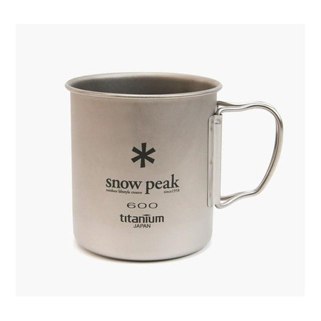 Titanium Mug - Snow Peak Titanium Single Mug 600