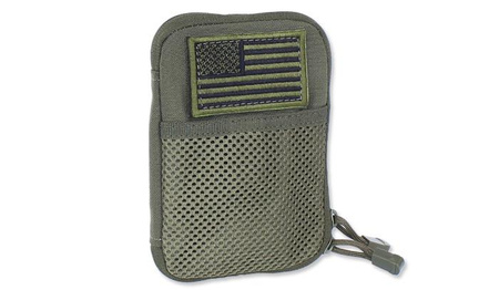 Condor EDC Pocket Pouch + US Flag Patch Organizer - Green OD - MA16-001