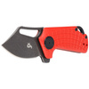 BlackFox Puck Red G10 Folding Knife, Black Stone Washed D2 by Grigorii Matveev (BF-761 R)