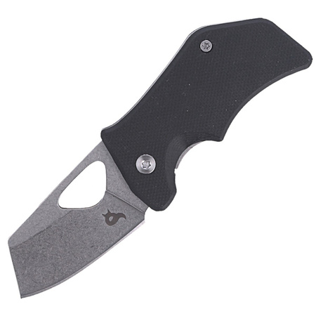 FOX Kit G10 Black / Stone Washed Folding Knife (BF-752)