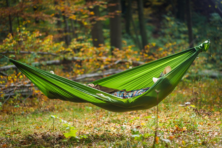 Lesovik DUCH Treetop Green hammock