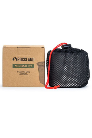 Rockland - Minimalist mug with lid - Titanium 0.6L