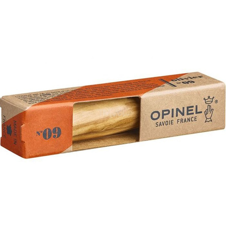 Opinel 9 Inox Lux Olive Knife