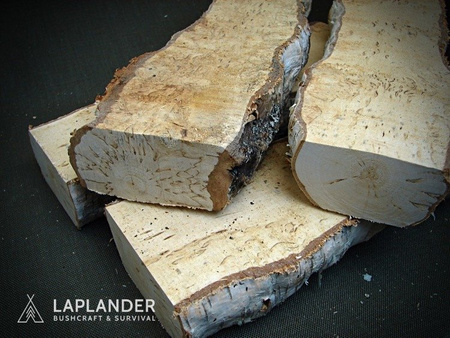 Karelian Birch Wood - Plank 25 cm