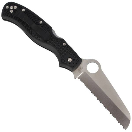 Spyderco Rescue 3 Lightweight Black Spyder Knife - C14SBK3