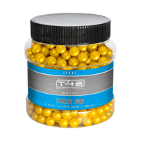 T4E Sport PAB caliber paintballs. .68,500 pcs. yellow