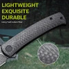 Civivi Caetus Twill Carbon Fiber, Black Hand Rubbed Damascus Folding Knife (C21025C-DS1)
