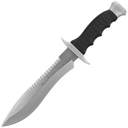 Muela Gray/Black Zamak/ABS knife, Satin Nitro-42 (85-182)