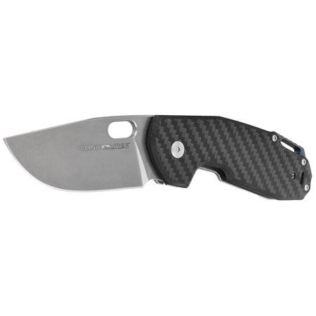 Viper Odino Carbon Fiber Folding Knife, Stonewashed N690Co by Jesper Voxnaes (V5918FC)