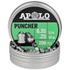 Apolo Puncher 6.35 mm shotgun shell, 200 rounds. 2.40g/37.0gr (19972)