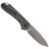 CIVIVI Elementum Flipper Knife Dark Green Micarta, Satin Finish (C907T)