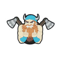 101INC - 3D Angry Viking patch