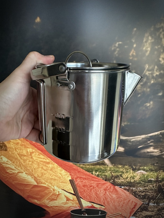 Billy Can Pot - Mil-Tec Stainless Steel Can - 0.7L