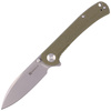 Sencut Scepter Olive Micarta Folding Knife, Stonewashed 9Cr18MoV (SA03E)